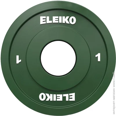 Блин Eleiko Диск IWF RC 124-0010R 1 кг Блин Eleiko Диск IWF RC 124-0010R 1 кг