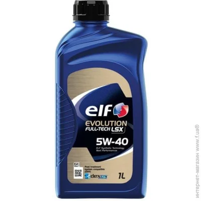   ELF evolution fulltech lsx 5w40 1 . (00194891)