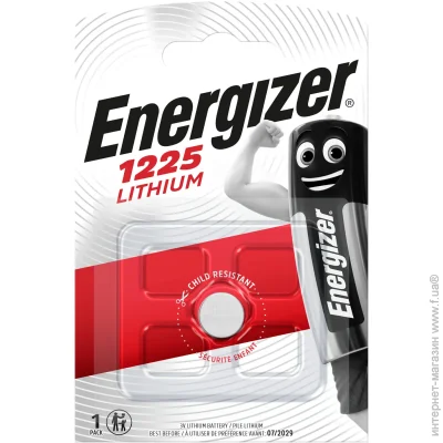 Energizer  Lithium CR1225 1 . (E300844202)