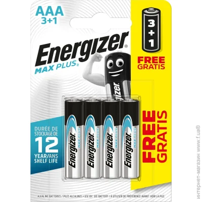 Energizer  Max Plus AAA () 4 . (E301321902)