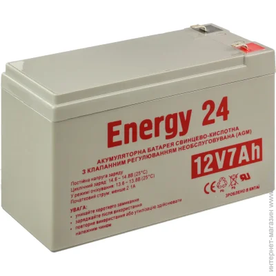    Energy 24 SLA-MS12V7Ah AGM