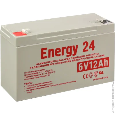    Energy 24 SLA-MS6V12Ah AGM