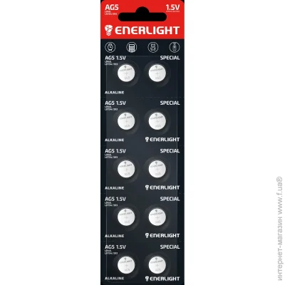Enerlight   Special Alkaline LR48/AG5 10 . (40050110)
