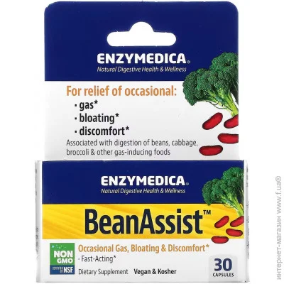   Enzymedica   BeanAssist 60  (4384304517)