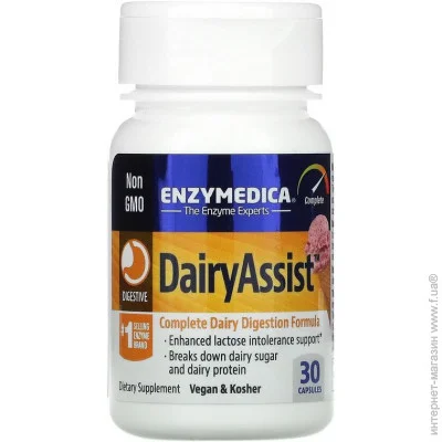     Enzymedica Dairy Assist, 30 