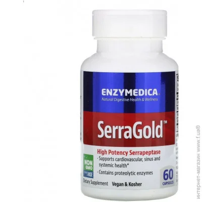     Enzymedica Serra Gold, 60 