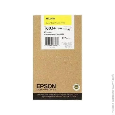  Epson T6034 Yellow 220 