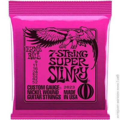      Ernie Ball 2623 7-String Super Slinky Nickel Wound 9/52