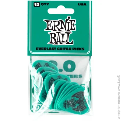   Ernie Ball 9196 Everlast Delrin Player"s Pack 2.0 mm (12 .)