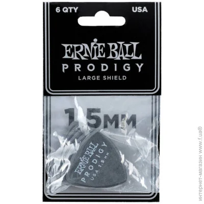   Ernie Ball 9336 White Teardrop Prodigy Picks 6-Pack 2.0 mm (6 .)