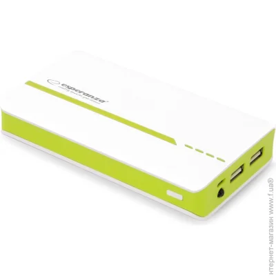  Esperanza Atom 11000, white/green (EMP107WG)