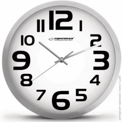   Esperanza EHC013W CLOCK ZURICH WHITE    