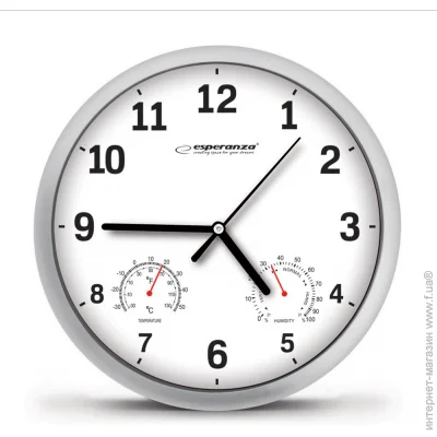    Esperanza EHC016W CLOCK LYONWHITE     ()   