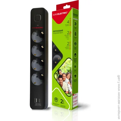  Euroelectric      4 .  2  EE-104USB/C-2M(black)