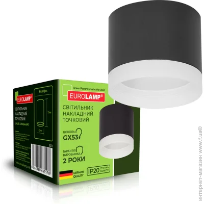 Eurolamp   30  GX53  LH-LED-GX53(black)N2