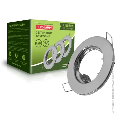 Eurolamp   3 ./. 50  GU10  MLP-LH-LED-GU10(chrome)(3)