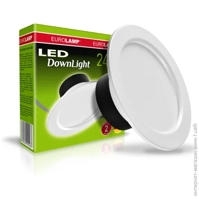 Eurolamp    Downlight  "E" 24W 4000K (LED-DLR-24/4())