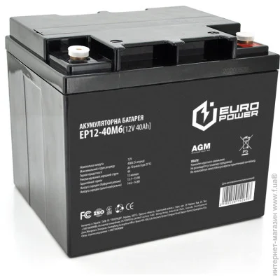    Europower EP12-40M6 12V/40Ah AGM