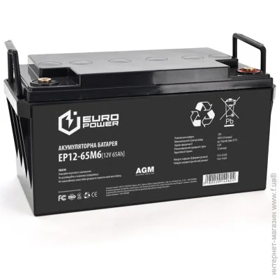   Europower EP12-65M6 12V/65Ah AGM