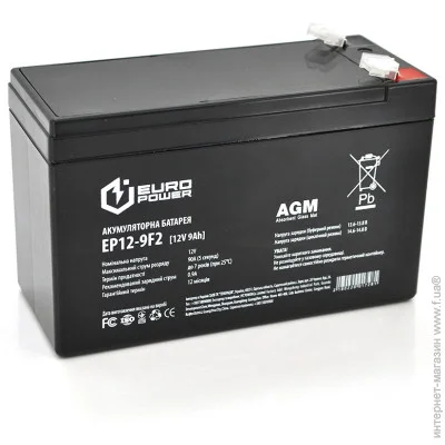    Europower EP12-9F2 12V/9Ah AGM