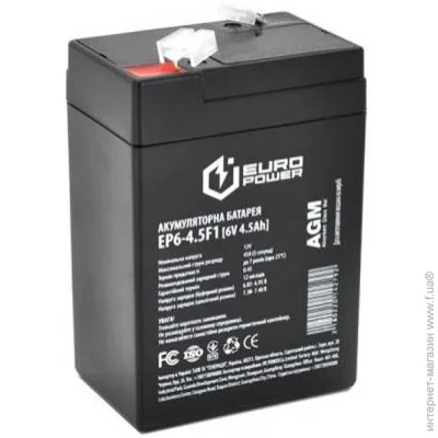    Europower EP6-4.5F1 6V/4.5Ah AGM