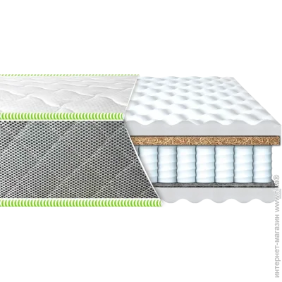 Eurosleep Ортопедический матрас Pulson 2В1 140х190 см. (620417049) Eurosleep Ортопедический матрас Pulson 2В1 140х190 см. (620417049)