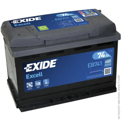   Exide 74 Excell 6-74 (Eb741)