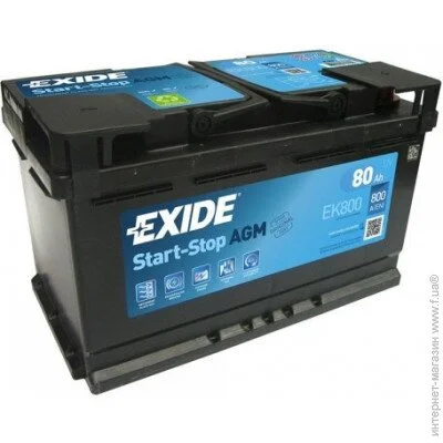   Exide Agm 6-80  (Ek800)
