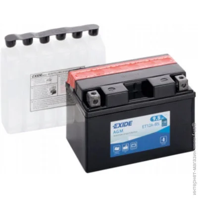   Exide AGM 9,5Ah (+ /-) (130EN) (ET12A-BS)