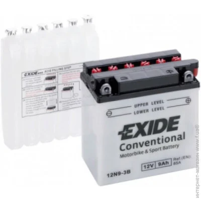   EXIDE CONVENTIONAL 9Ah  (-/+) (85EN) (12N9-3B)