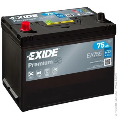   Exide Premium 6-75  (Ea755)