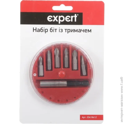 Біта Expert Tools Набір біт з держателем 7 шт. Біта Expert Tools Набір біт з держателем 7 шт.