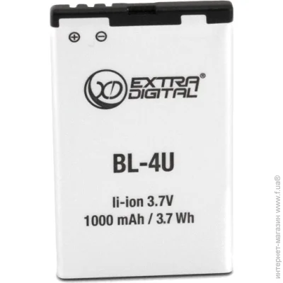  Extradigital Nokia BL-4U 1000 (BMN6271) 1000  3.7 