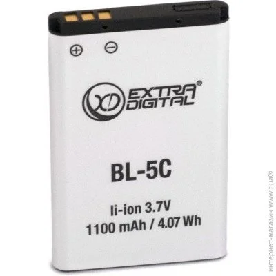  Extradigital Nokia BL-5C, BL-5CA, BL-5CB (BMN6274) 1100  3.7 