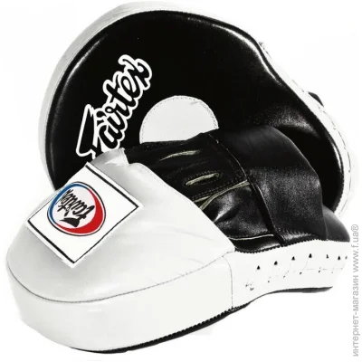  Fairtex   FMV9 Focus Mitts Black/White