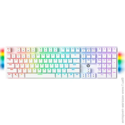  Fantech MaxFit108 MK855 Space Edition (MK855RGB-WH)