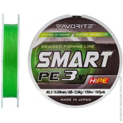 Favorite  Smart PE 3x 150 #0.3/0.09mm 6lb/2.9kg  (1013-1693.10.63)