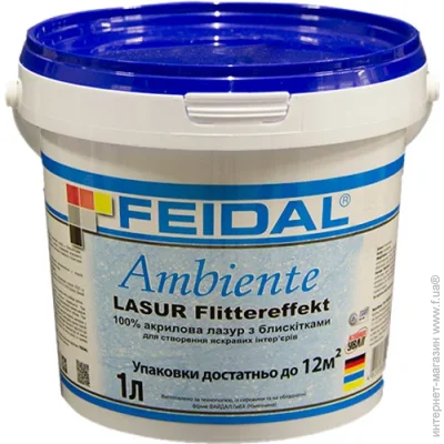 Feidal  Ambiente Wandlasur Flittereffekt  1 