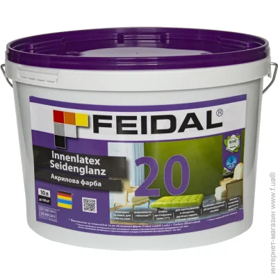 Feidal   Innenlatex Seidenglanz 20    10