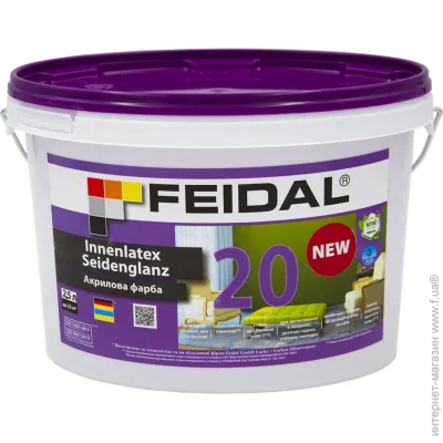 Feidal   Innenlatex Seidenglanz 20    2.5