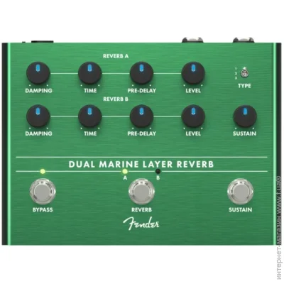     FENDER PEDAL DUAL MARINE LAYER REVERB