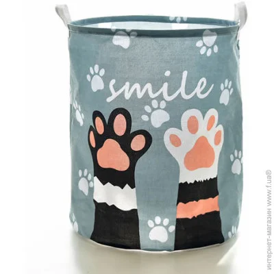 Корзина для игрушек 40х50 см Синяя ладонь (3051) Корзина для игрушек 40х50 см Синяя ладонь (3051)