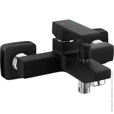 Змішувач для ванни Ferro Змішувач для ванни/душа Zicco BZI1BL чорний Змішувач для ванни Ferro Змішувач для ванни/душа Zicco BZI1BL чорний