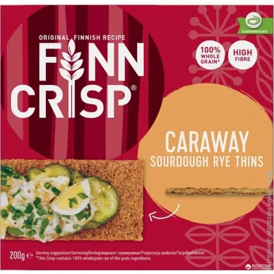  Finn Crisp Caraway    200  (6410500900108)
