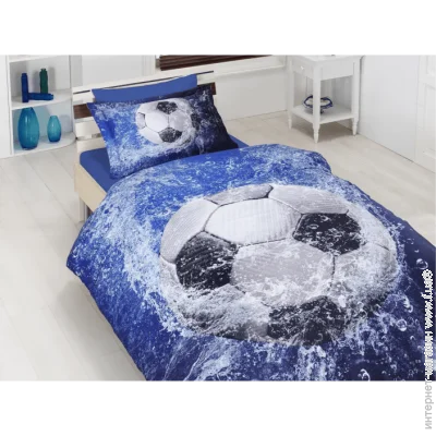    First Choice      3D Digital Satin Duvet Cover Set First Choice - First Choice - 3DS-121 FOOTBALL - 1,5 -  (31034)