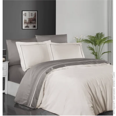    First Choice      Deluxe Satin First Choice - S-421 SERENTY IVORY and MNK -  -    (30150)