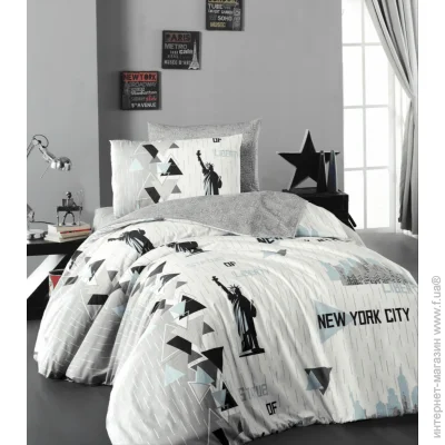    First Choice      Ranforce Young Duvet Set Cover First Choice. - First Choice - R-406 YORK - 1,5 -    (29464)