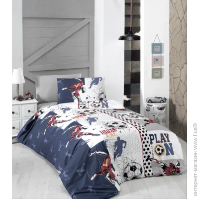   First Choice      RanforceYoung Duvet Set CoverFirst Choice - First Choice - R-436 FOOTBALL - 1,5 -    (29482)