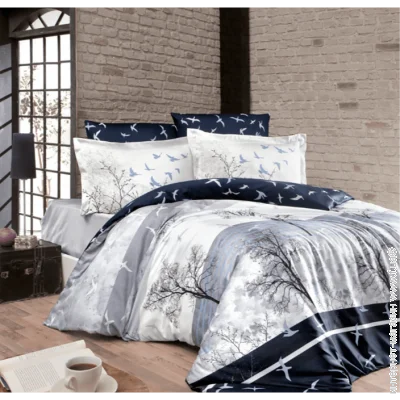    First Choice  -    Satin Cotton First Choice - S-312 Doga Navy Blue - 1,5 - - (39944)
