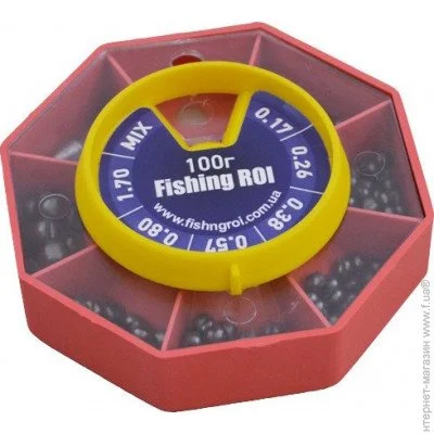 Набір вантажив Fishing Roi дріб 100г (72-100) Набір вантажив Fishing Roi дріб 100г (72-100)
